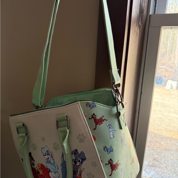 Loungefly Cream & Mint Disney Lady and the Tramp Satchel - Picture 6 of 6